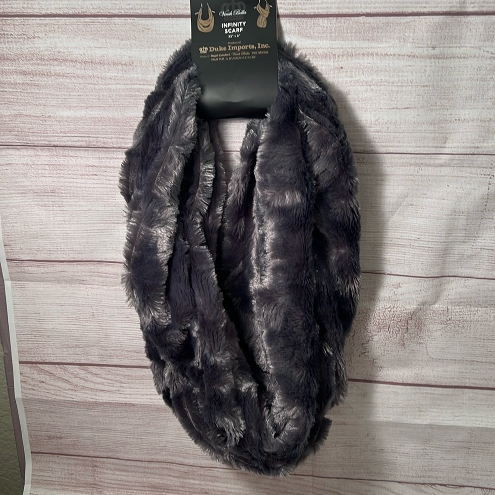 New Brushed slate Infinity scarf